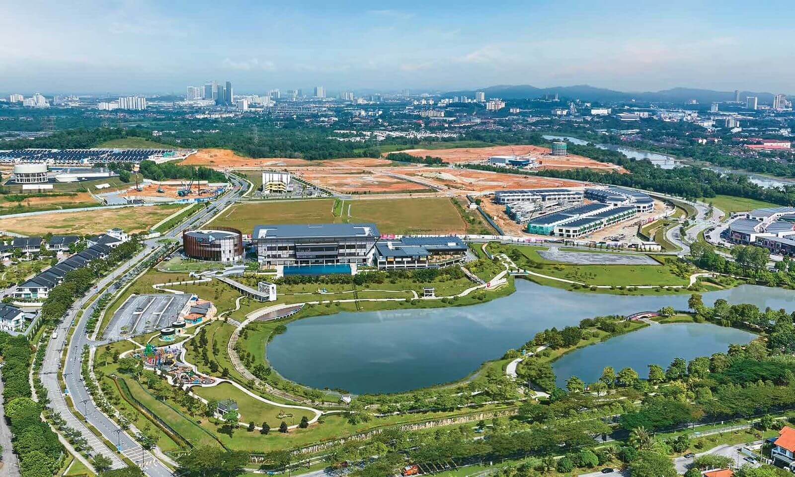 Aerial view of Taman Tasik Alam Impian